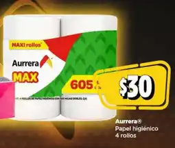 Bodega Aurrerá Aurrera papel higiénico 4 rollos oferta
