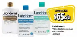 Bodega Aurrerá Lubriderm variedad de cremas corportales oferta