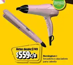 Bodega Aurrerá Remington secadora o alaciadora para cabello oferta