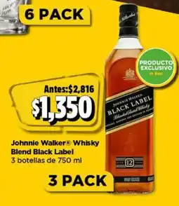 Bodega Aurrerá Johnnie walker whisky blend black label oferta