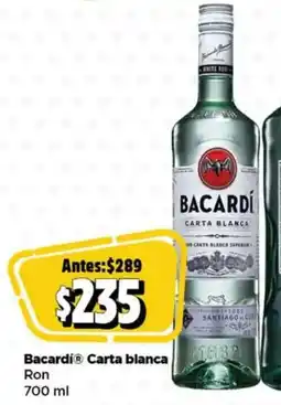 Bodega Aurrerá Bacardi carta blanca ron oferta