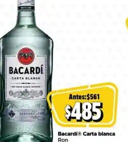 Bodega Aurrerá Bacardi carta blanca ron oferta