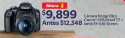 Walmart Canon cámara fotográfica eos rebel t7+ oferta