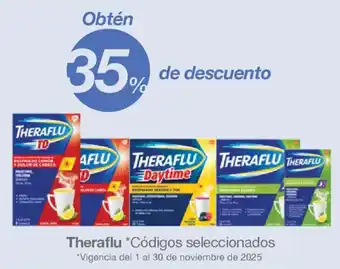 Soriana Híper Theraflu codigos seleccionados oferta
