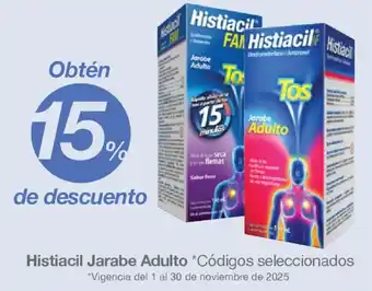 Soriana Híper Histiacil Jarabe adulto oferta