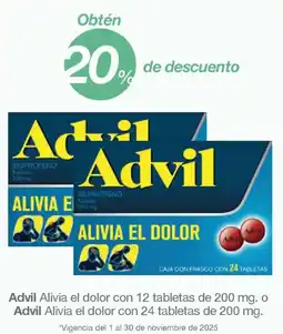 Soriana Híper Advil 200 mg oferta