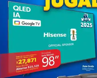 Hisense tv 98"