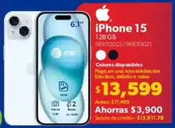 Sam's Club iPhone 15 oferta