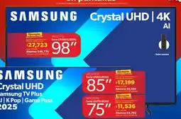 Sam's Club Samsung crystal uhd tv 98" oferta