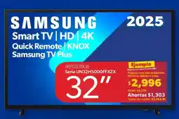 Sam's Club Samsung smart tv 32" oferta