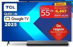 Sam's Club TCL smart tv 55" oferta