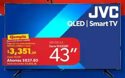 Sam's Club JVC smart tv 43" oferta