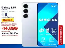 Sam's Club Samsung galaxy S25 6.2" oferta