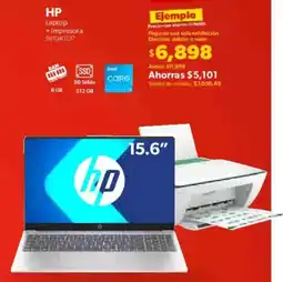 Sam's Club Hp laptop +impresora 15.6" oferta