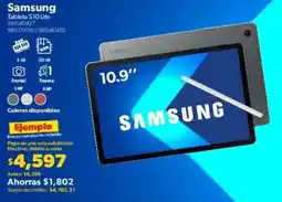 Sam's Club Samsung tableta S10 lite 10.9" oferta