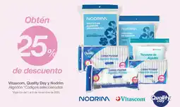 Soriana Híper Vitascom, Quality Day y Nodrim Algodón códigos seleccionados oferta