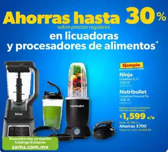 Sam's Club Ninja licuadora oferta