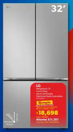 Sam's Club LG refrigerador 32' oferta