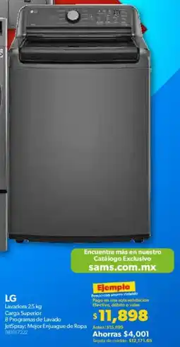 Sam's Club LG lavadora oferta