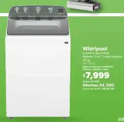 Sam's Club Whirlpool lavadora xpert dual oferta