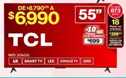 Soriana Híper TCL Smart TV 55" oferta