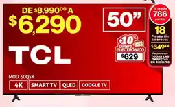 Soriana Híper TCL Smart TV 50" oferta
