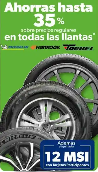 Sam's Club En todas las llantas oferta