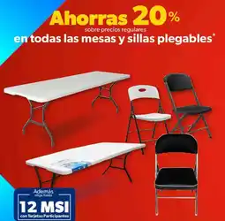 Sam's Club En todas las mesas y sillas plegables oferta