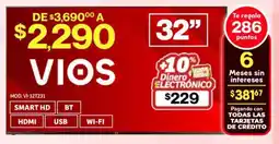 Soriana Híper VIOS Smart TV 32" oferta