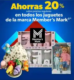 Sam's Club Member's mark en todos los juguetes de la marca oferta