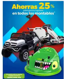 Sam's Club En todos los montables oferta