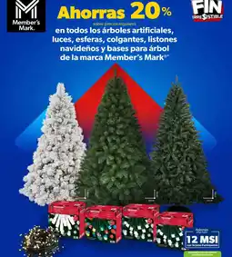 Sam's Club Member's marken todos los árboles artificiales oferta