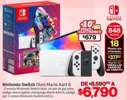 Soriana Híper Nintendo Switch Oled Mario Kart 8 oferta