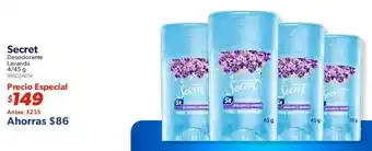 Sam's Club Secret desodorante lavanda oferta