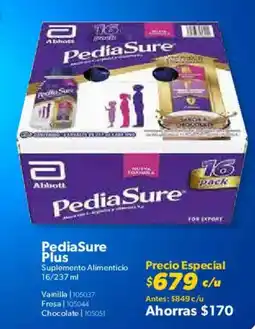 Sam's Club PediaSure Plus oferta