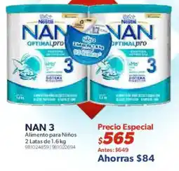 Sam's Club Nan 3 alimento para niños oferta
