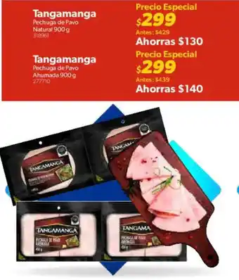 Sam's Club Tangamanga pechuga de pavo natural oferta