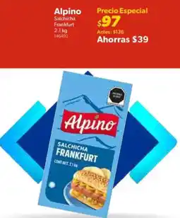 Sam's Club Alpino salchicha frankfurt oferta