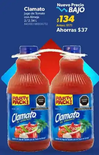Sam's Club Clamato jugo de tomate con almeja oferta