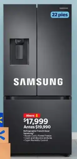 Walmart Samsung refrigerador french door oferta