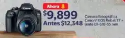 Walmart Cámara fotográfica canon eos rebel t7 oferta