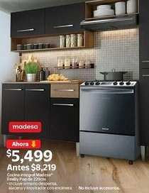 Walmart Cocina integral madesa emilly pop oferta