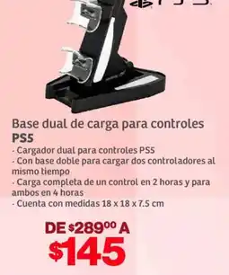 Soriana Híper PS5 base de carga para controles oferta