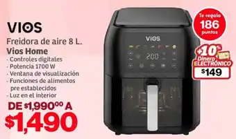 Vios home freidora de aire