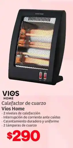 Soriana Híper Vios home calefactor de cuarzo oferta