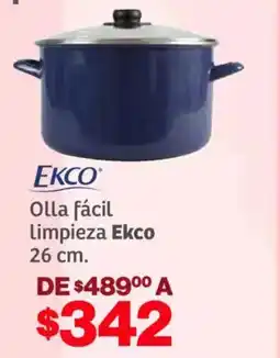 Soriana Híper Ekco olla fácil limpieza oferta