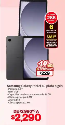 Soriana Híper Samsung Galaxy Tab A9 oferta