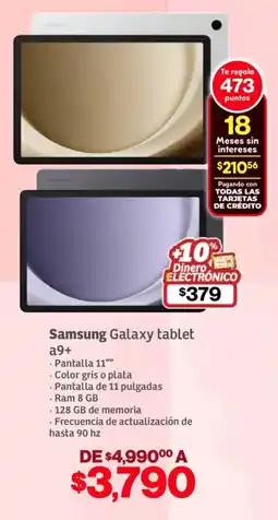 Soriana Híper Samsung Galaxy Tab A9+ oferta