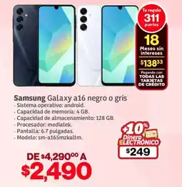 Soriana Híper Samsung Galaxy A16 oferta