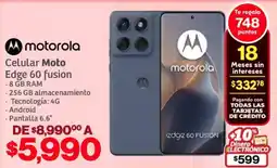 Soriana Híper Motorola celular moto edge 60 fusion oferta